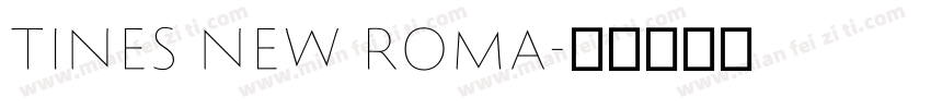 tines new Roma字体转换